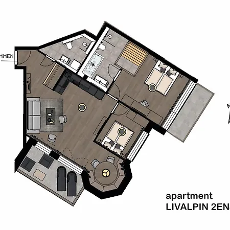 Апартаменти Livalpin 2enjoy - With Private Sauna *