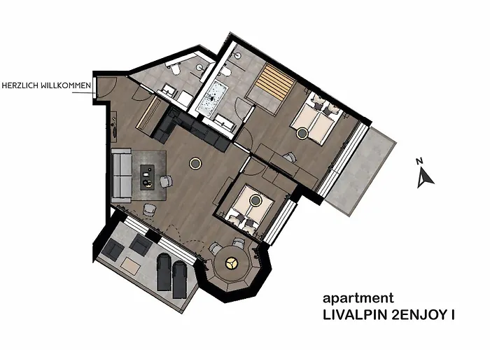 Apartman Livalpin 2enjoy - With Private Sauna *